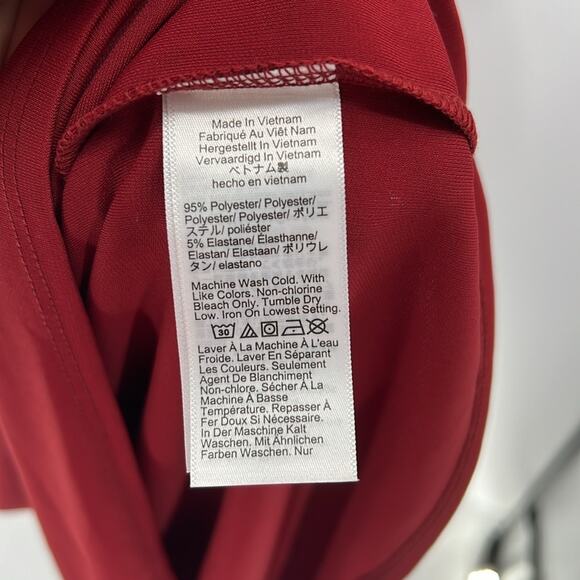 J. Crew Women's Long-sleeve dress in jersey crepe - Red - XL - New with tags - Picture 5 of 7